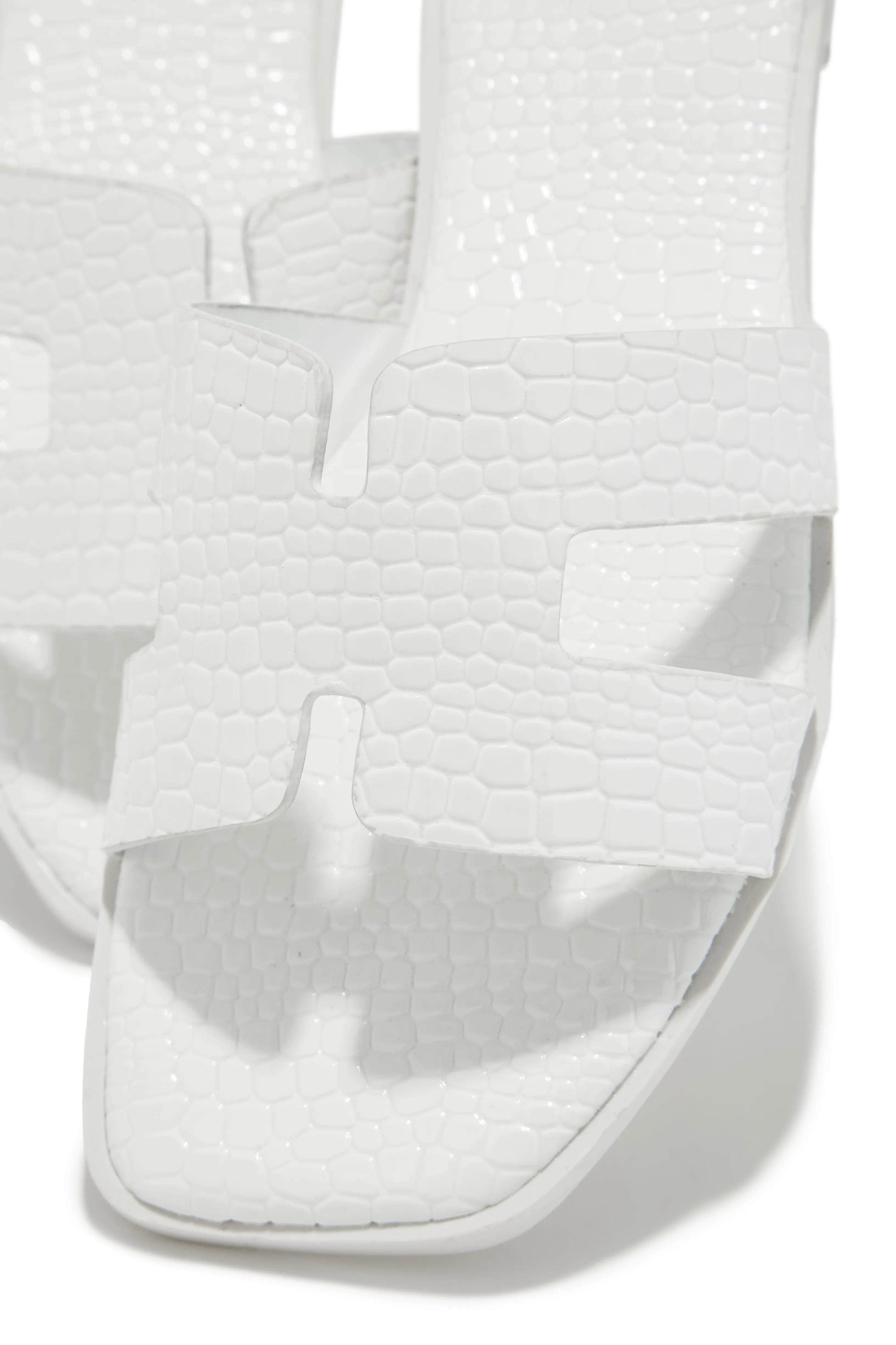 Vianka Slip On Sandals - White