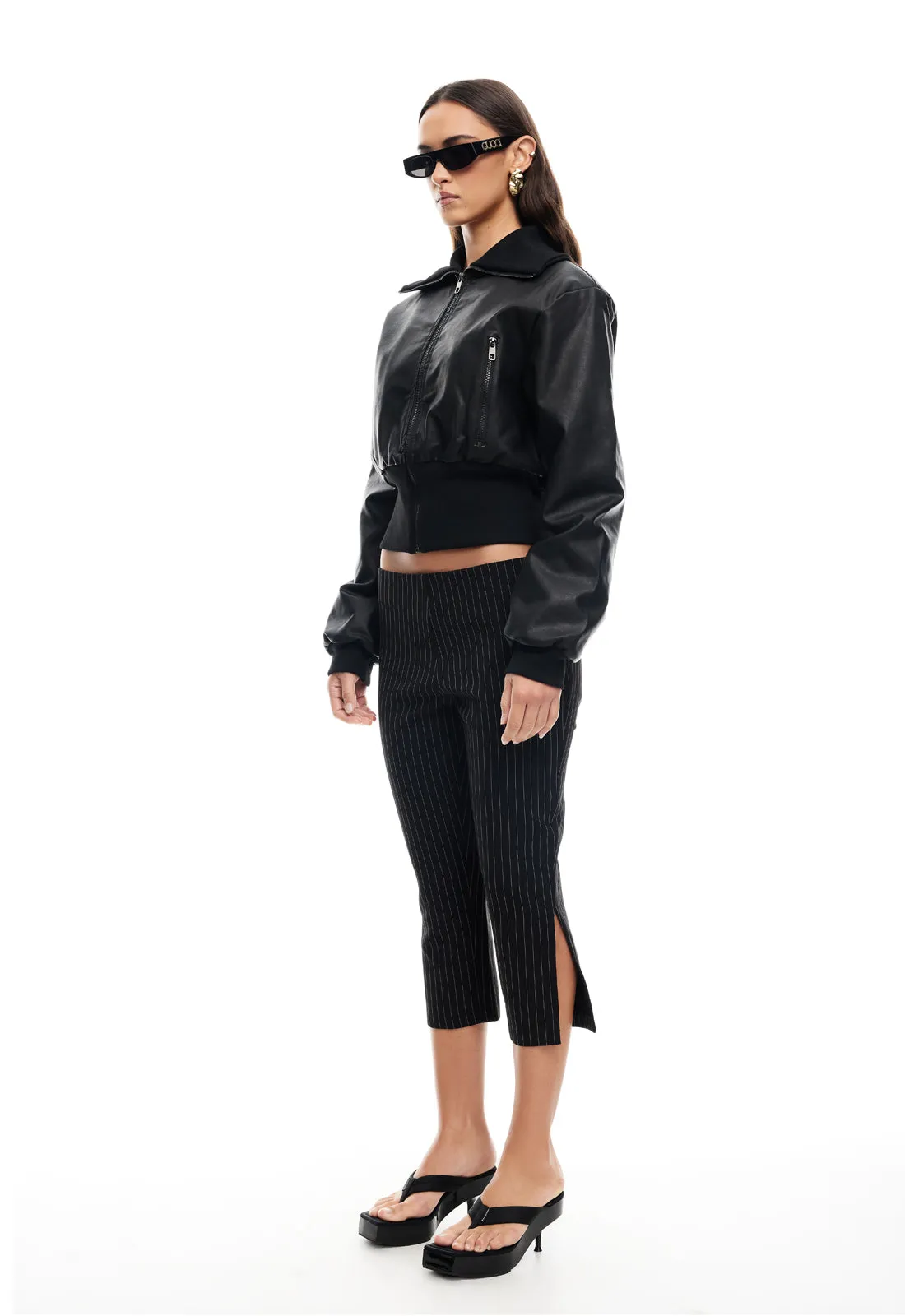 WESTWOOD CROP JACKET - ONYX