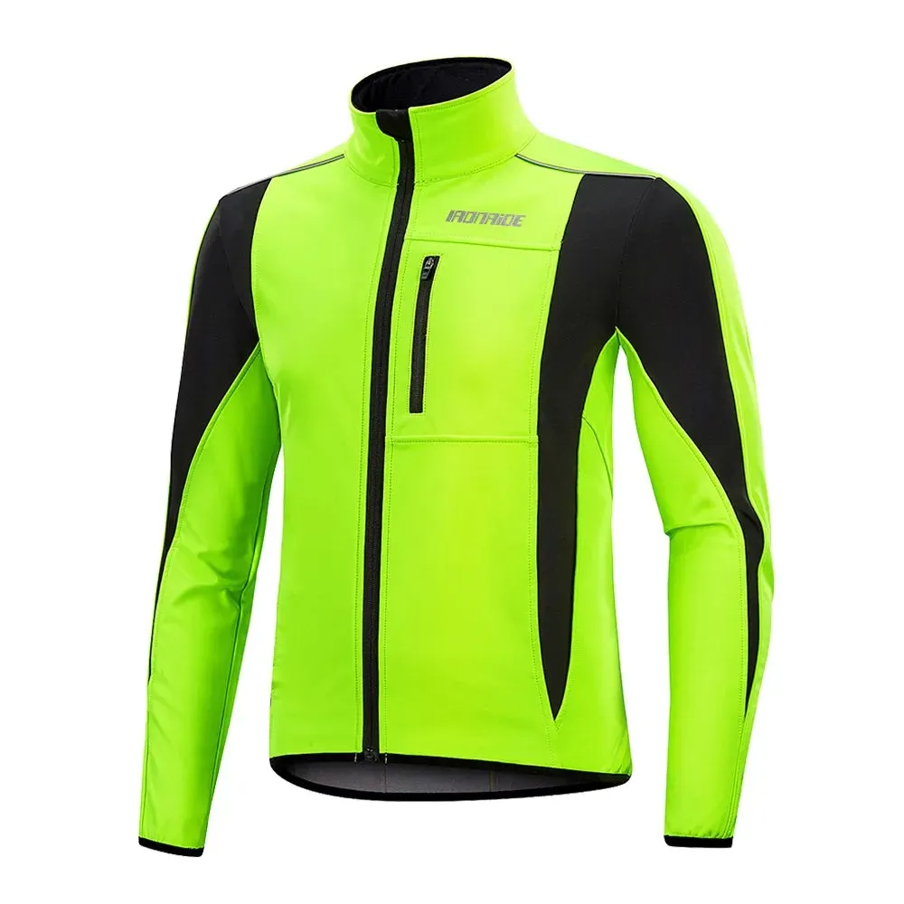 Winter Cycling Jacket Men Windproof Bicycle Jersey Mountain MTB Road Bike Clothing Windproof Jersey Coat