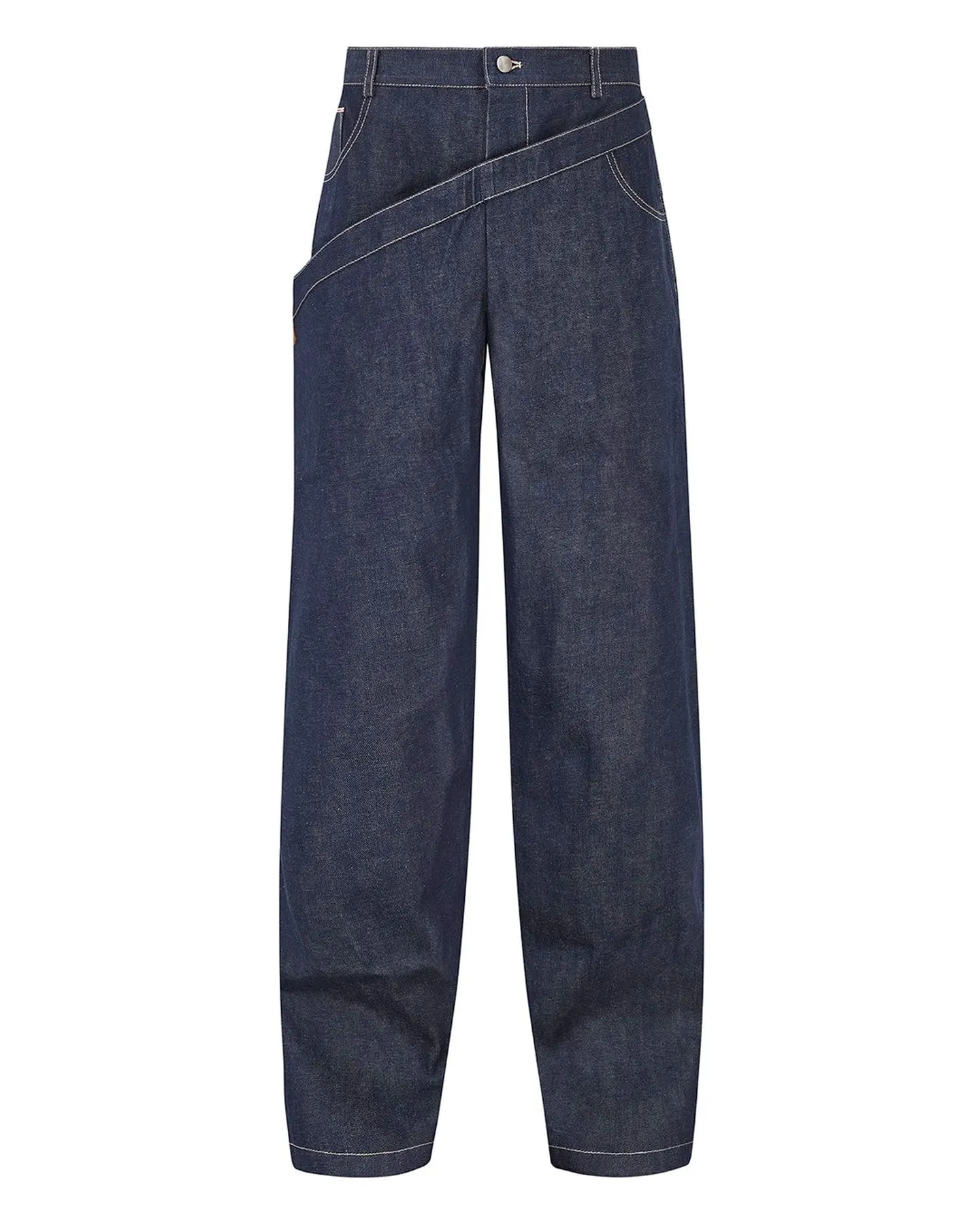 YEF LAYERED DENIM TROUSERS